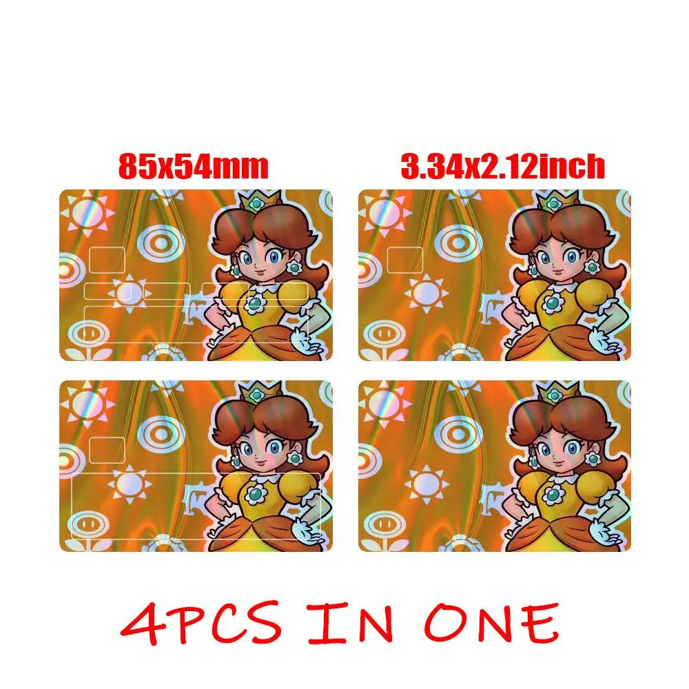 Sticker Carte Bancaire Mario - Princesse Daisy