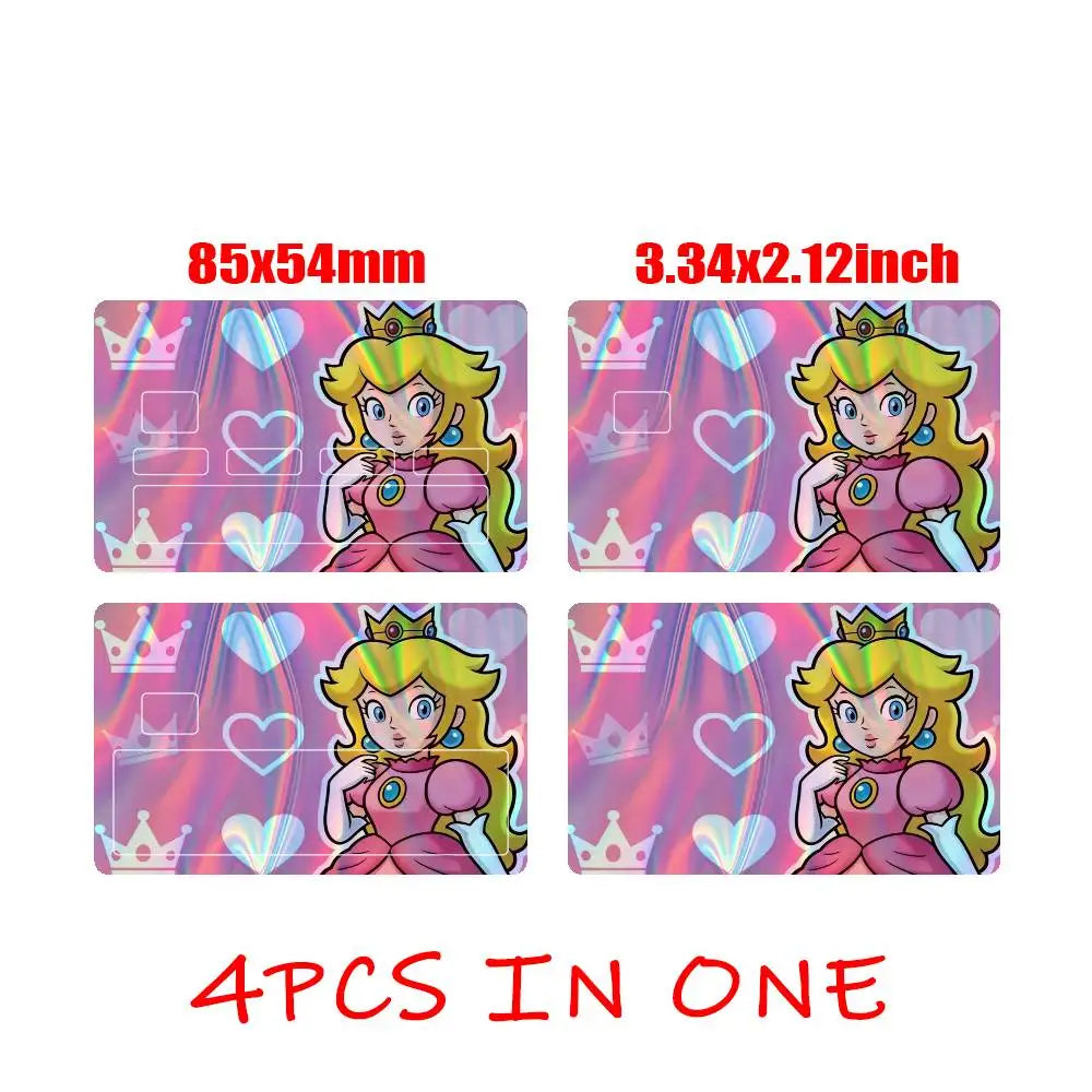 Sticker Carte Bancaire Mario - Princesse Peach