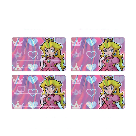 Sticker Carte Bancaire Mario - Princesse Peach