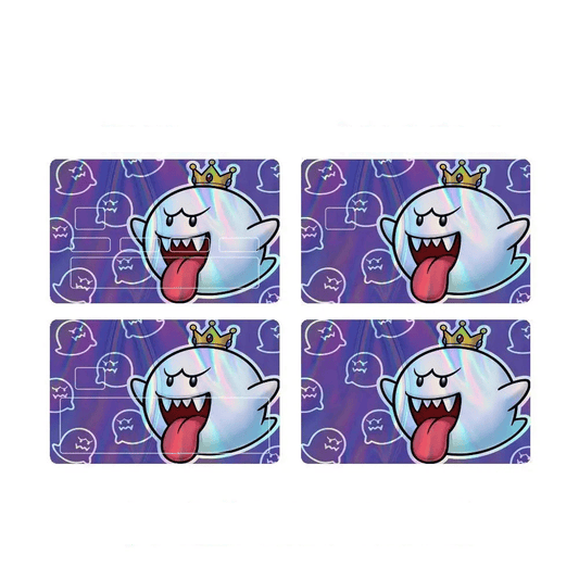 Sticker Carte Bancaire Mario - Roi Boo