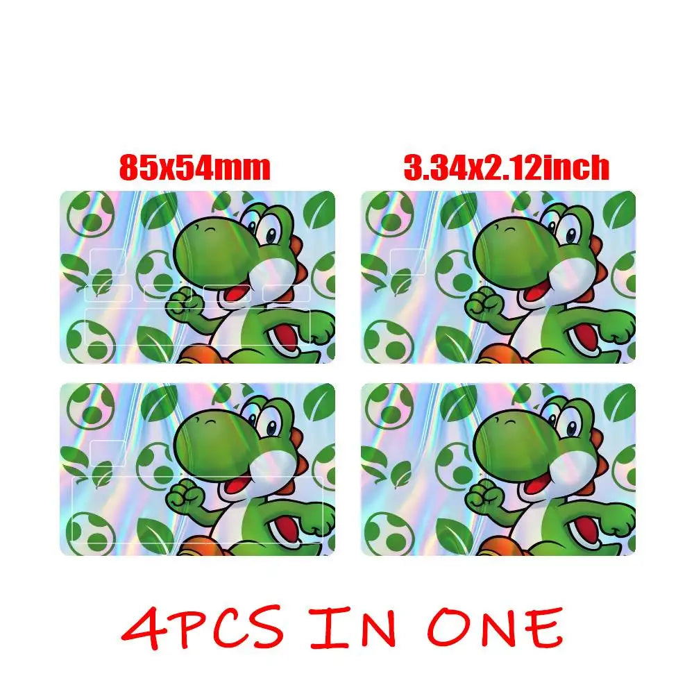 Sticker Carte Bancaire Mario - Yoshi