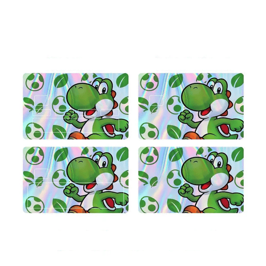 Sticker Carte Bancaire Mario - Yoshi