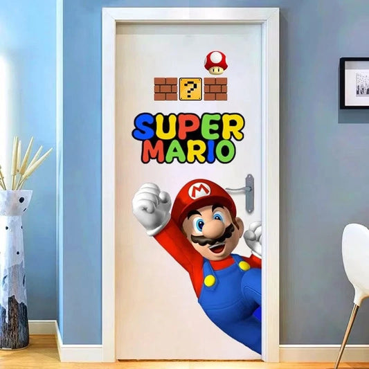 Sticker Mario pour Porte