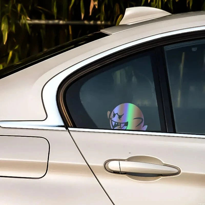 Sticker Mario pour Voiture - Fantôme Boo