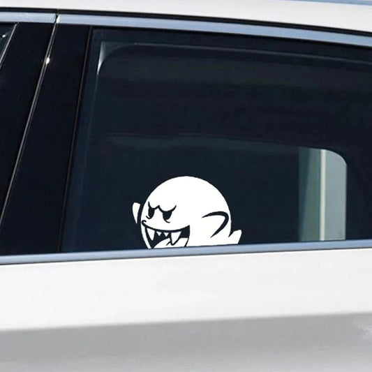 Sticker Mario pour Voiture - Fantôme Boo