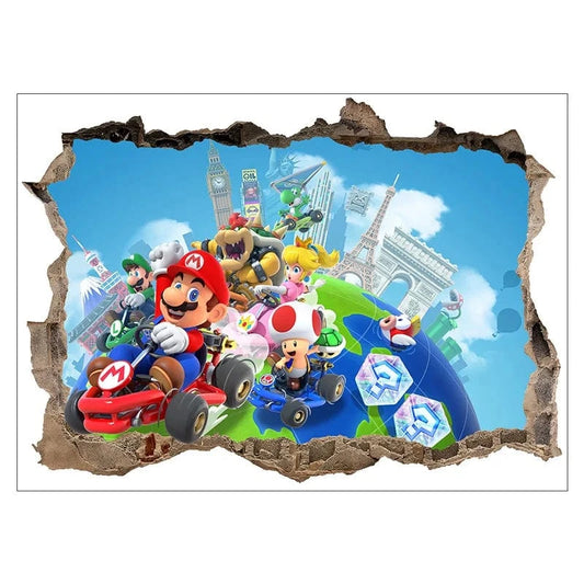 Sticker Mural Mario Kart