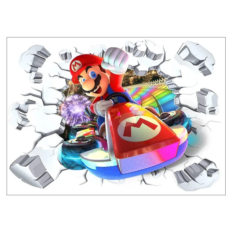 Sticker Mural Mario Kart 8