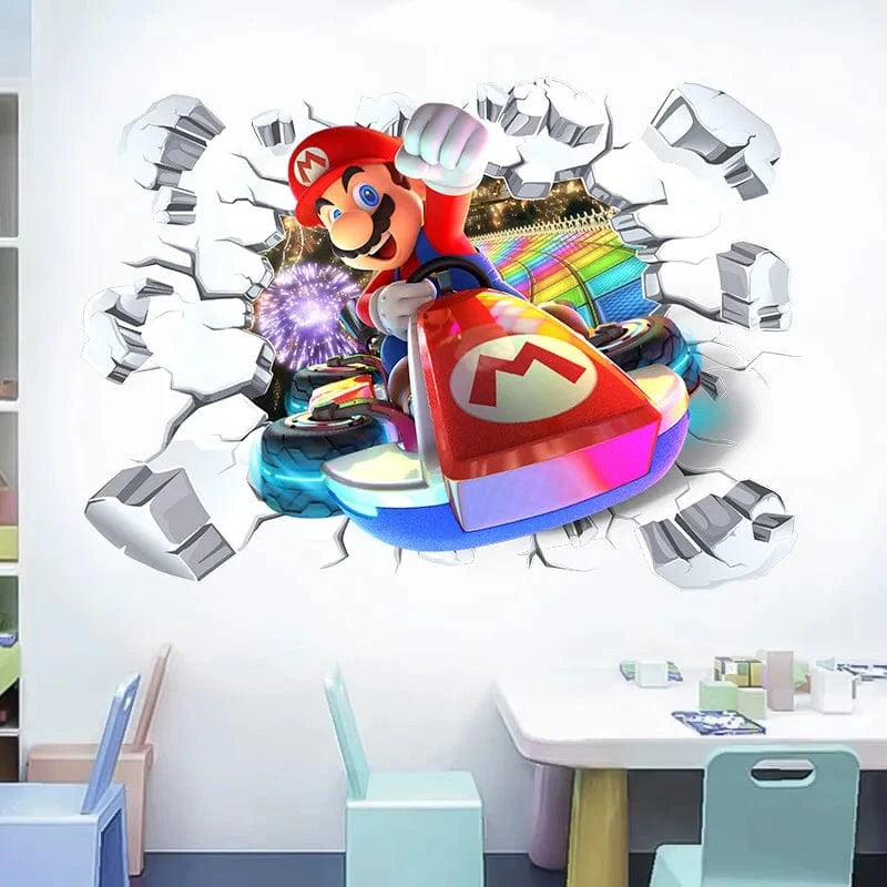 Sticker Mural Mario Kart 8