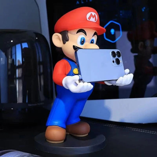 Support Figurine Super Mario - pour Téléphone ou autre - 31cm