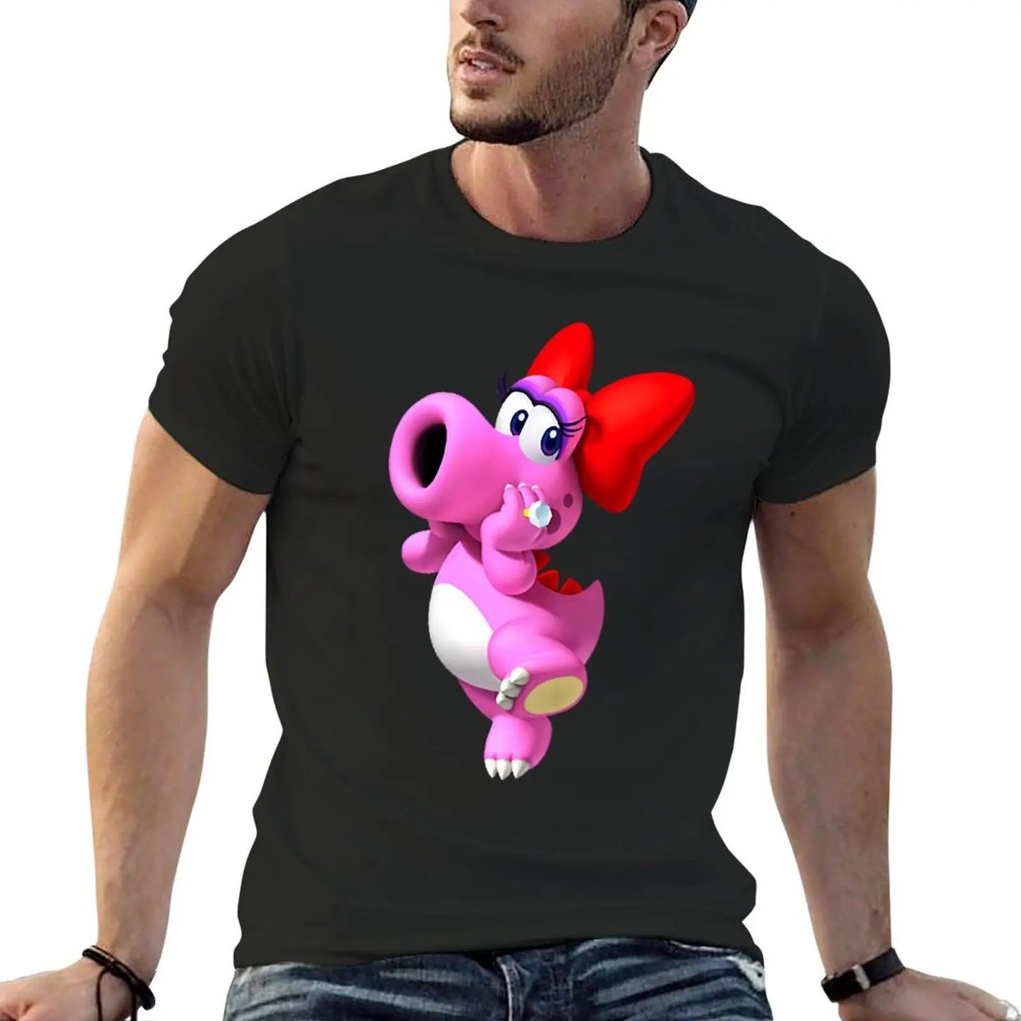 T-Shirt Mario - Birdo - Noir