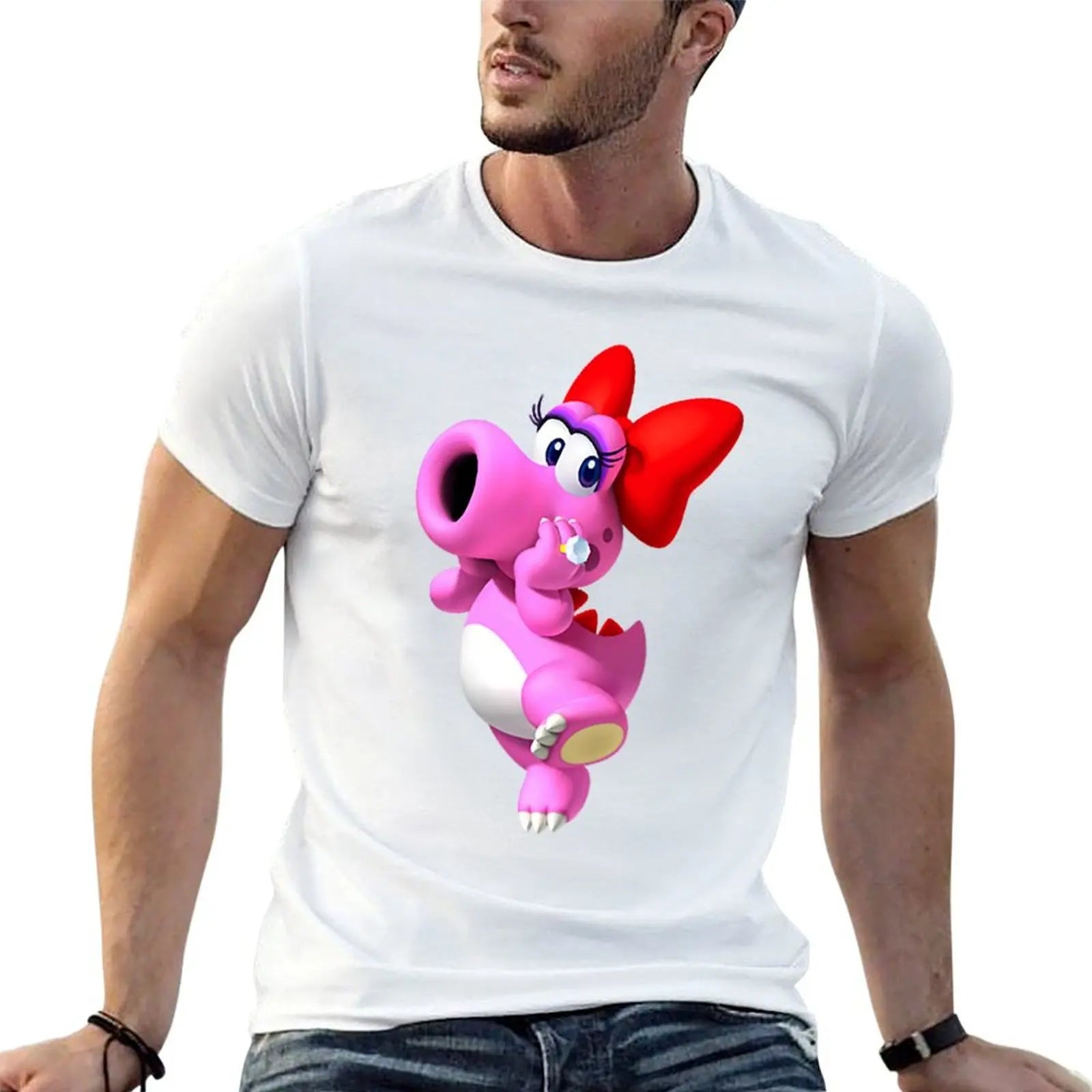 T-Shirt Mario - Birdo - Blanc