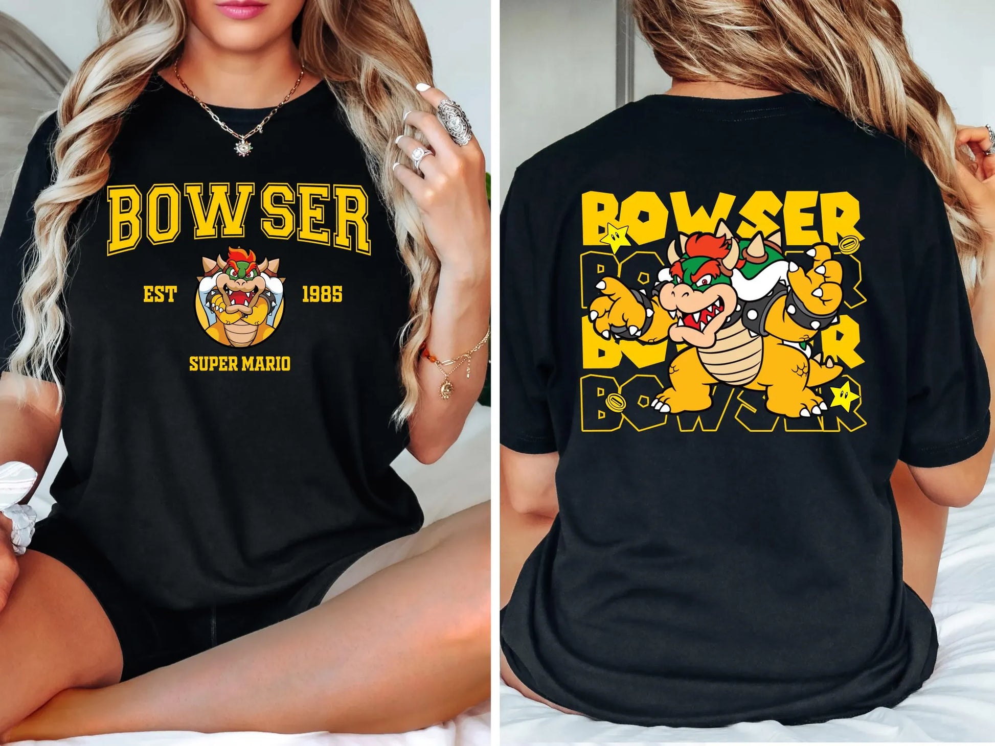 T-Shirt Mario - Bowser "EST 1985"