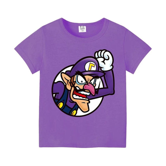 Mario Kids T-Shirt - Waluigi