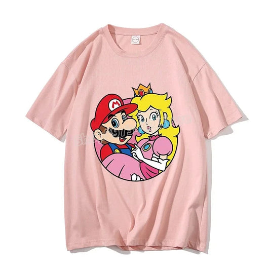T-Shirt Mario et Peach