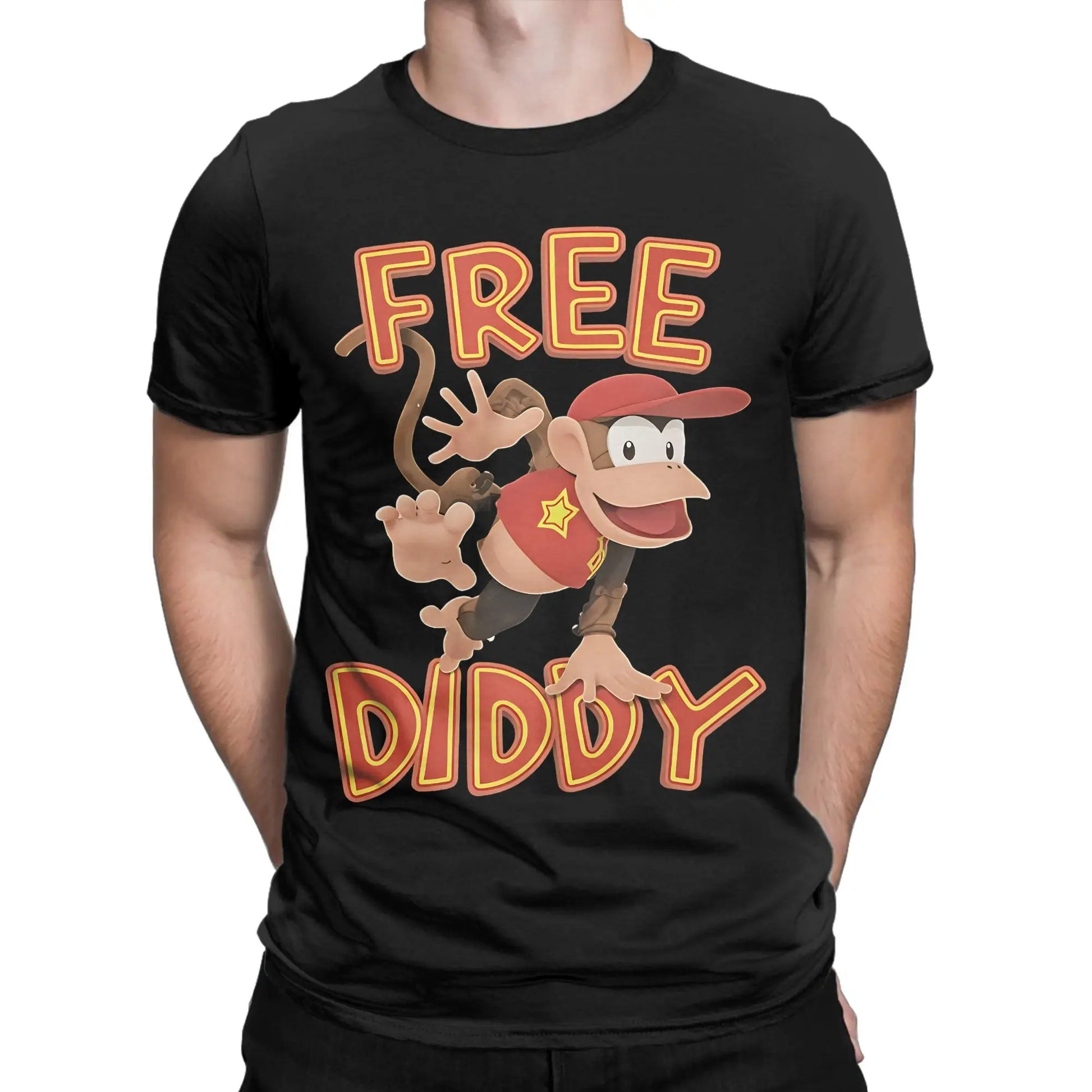 T-Shirt Mario - Free Diddy Kong