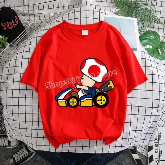 T-Shirt Mario Kart - Toad en Karting