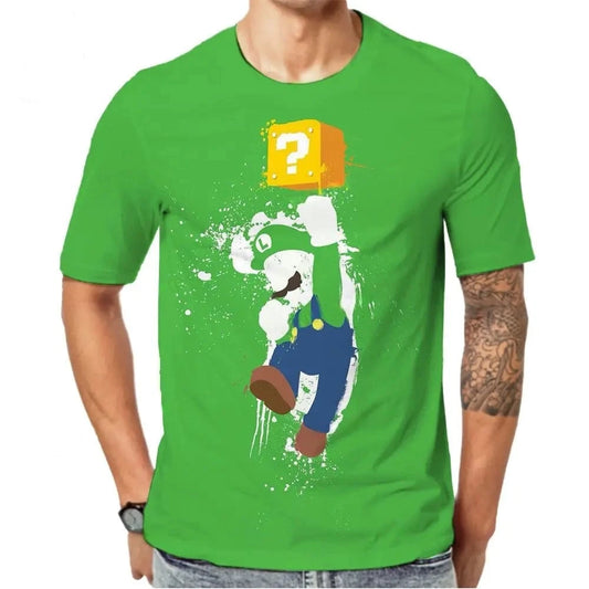 T-Shirt Mario - Luigi Tape le Bloc Mystère