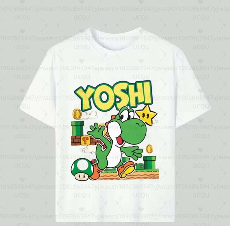 T-Shirt Mario - Yoshi Famille