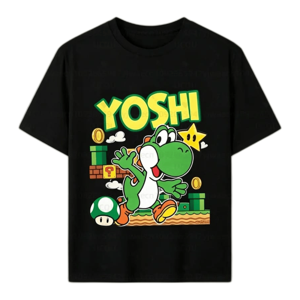 T-Shirt Mario - Yoshi Famille