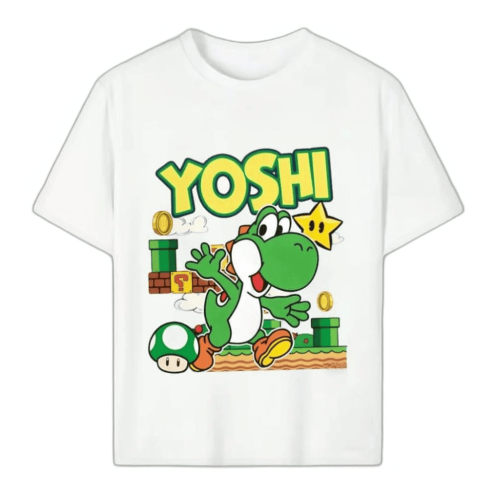 T-Shirt Mario - Yoshi Famille