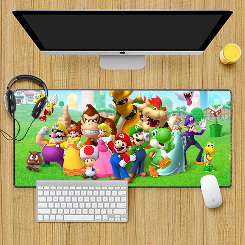 Tapis de Souris Mario XXL - Toute la Bande du Royaume