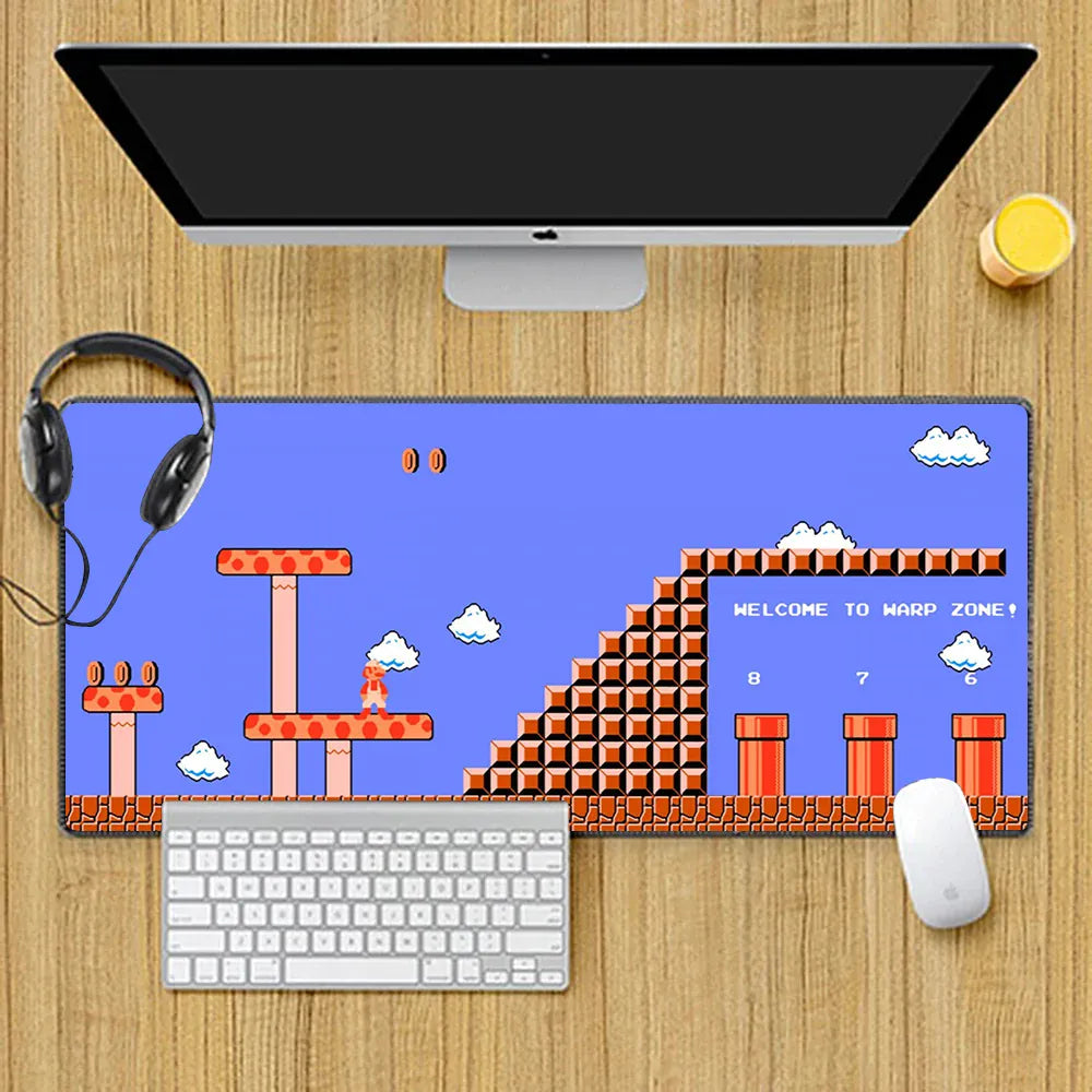 Tapis de Souris Mario XXL - Welcome to Warp Zone
