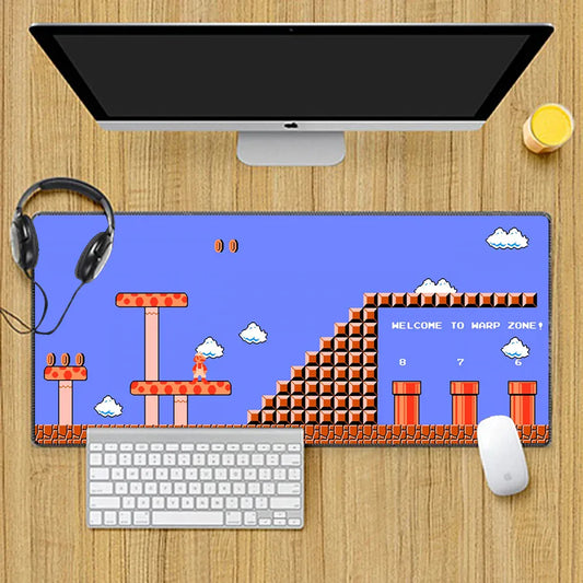 Tapis de Souris Mario XXL - Welcome to Warp Zone
