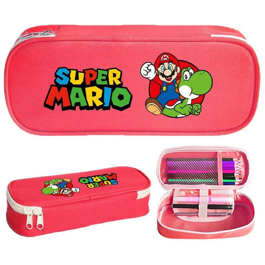 Trousse Scolaire Mario et Yoshi