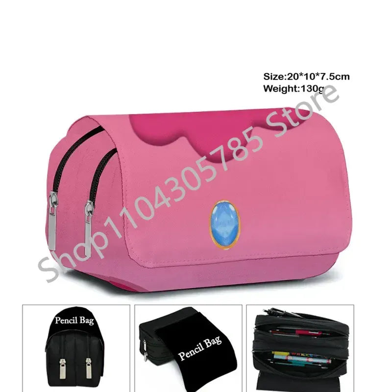 Trousse Scolaire Mario - Robe de la Princesse Peach
