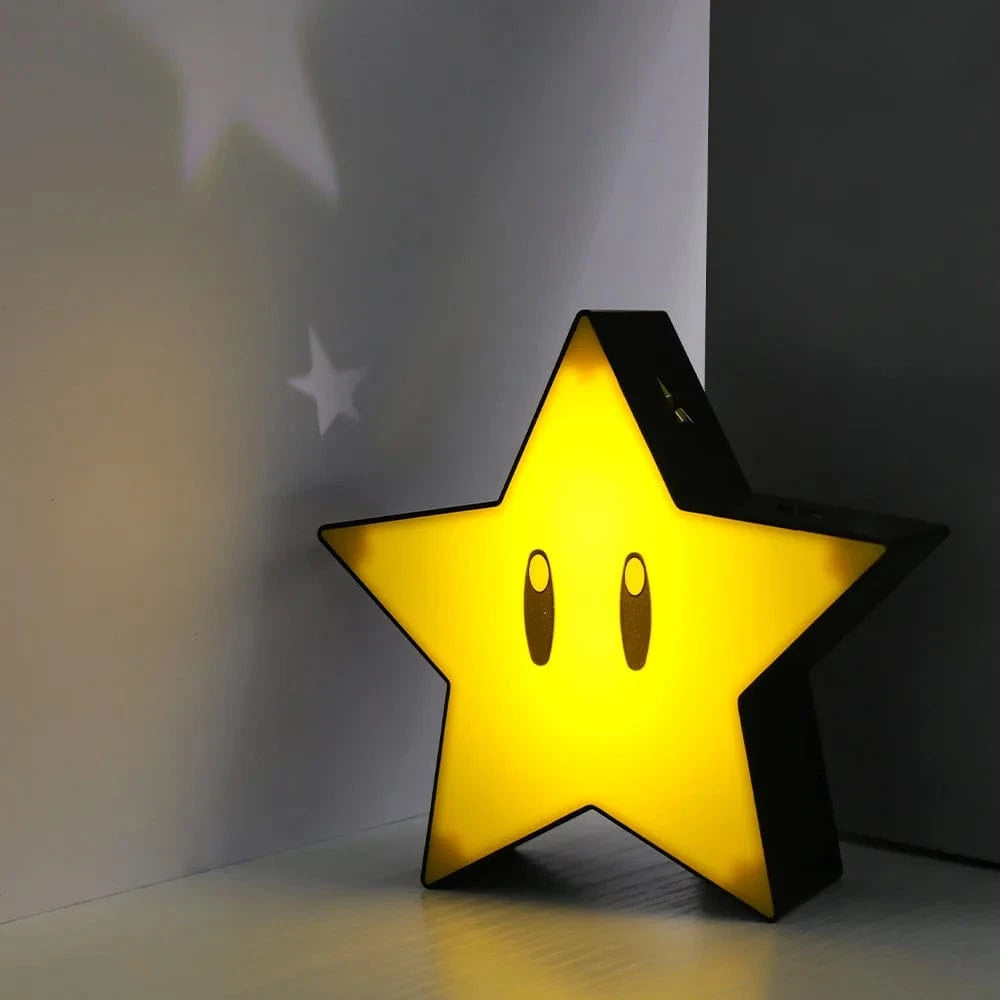 Veilleuse Mario - Etoile D'Invincibilité